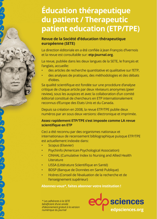 Revue ETP/TPE Revue ETP/TPE
